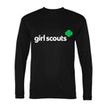 Men's Girl Scouts White Logo Polyester Long Sleeve T-Shirt - Black
