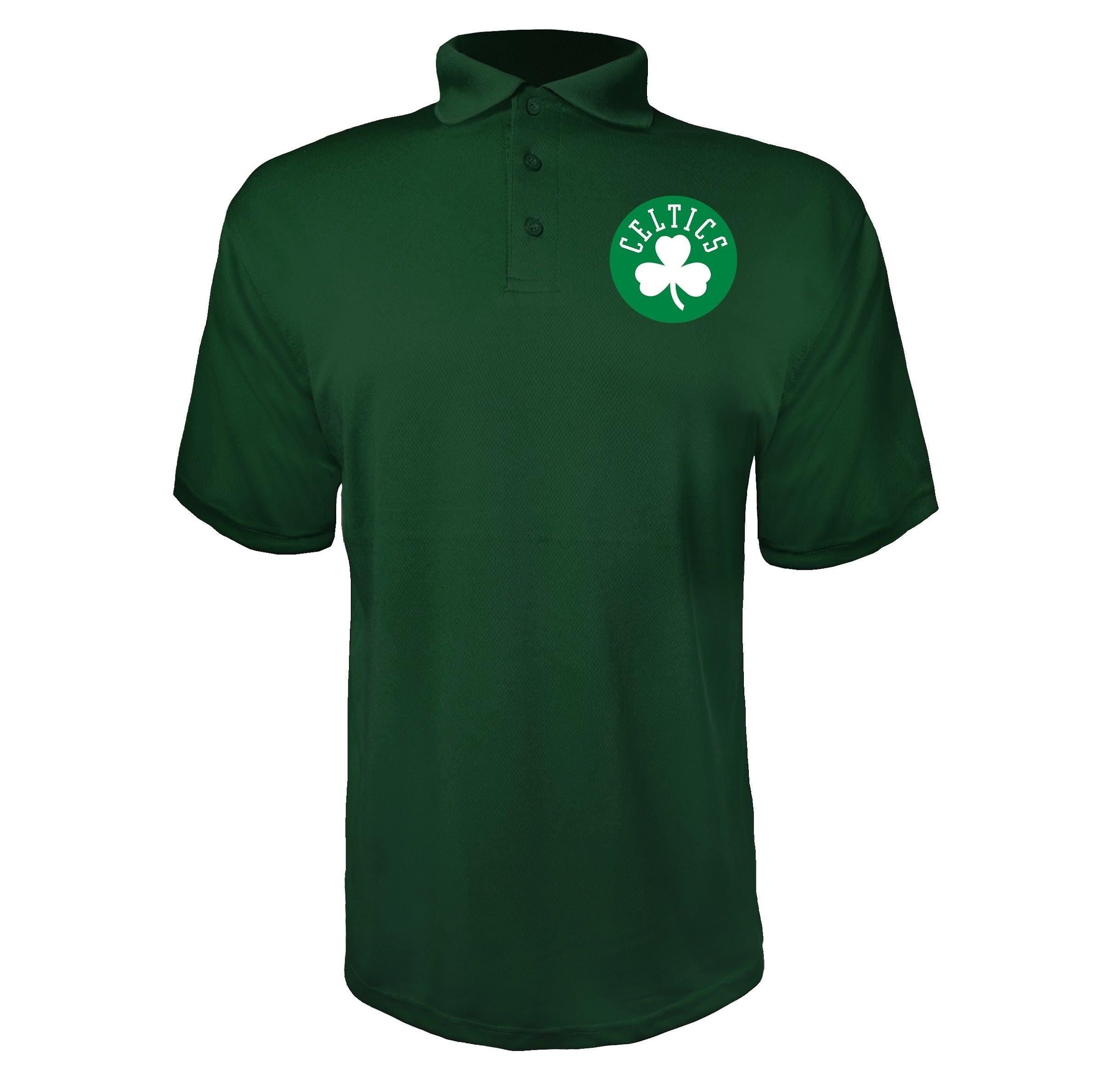 Boston Celtics Green polyester polo