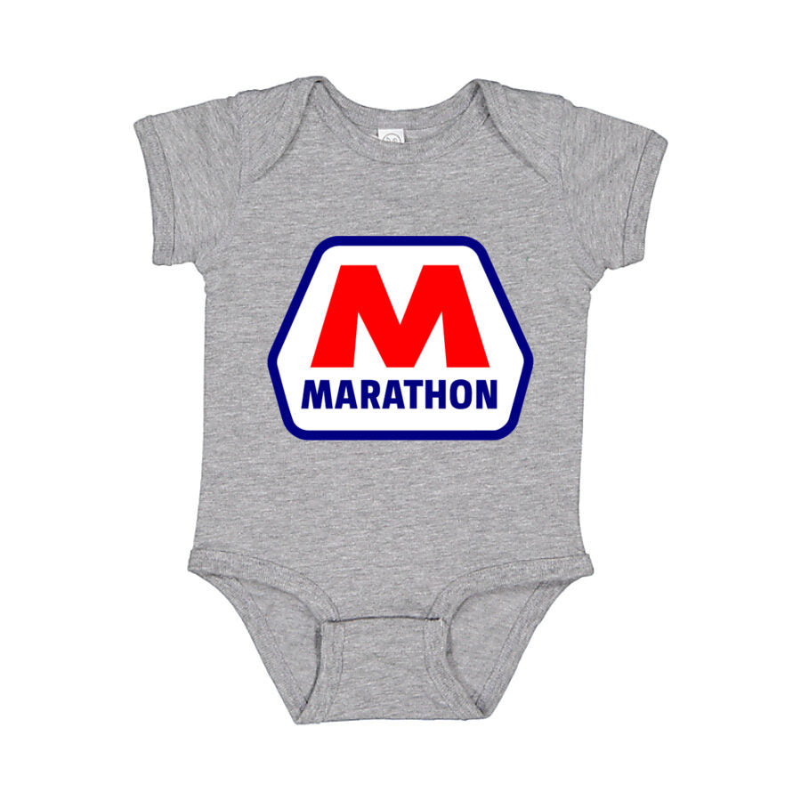 Marathon Baby Romper Onesie - Gray
