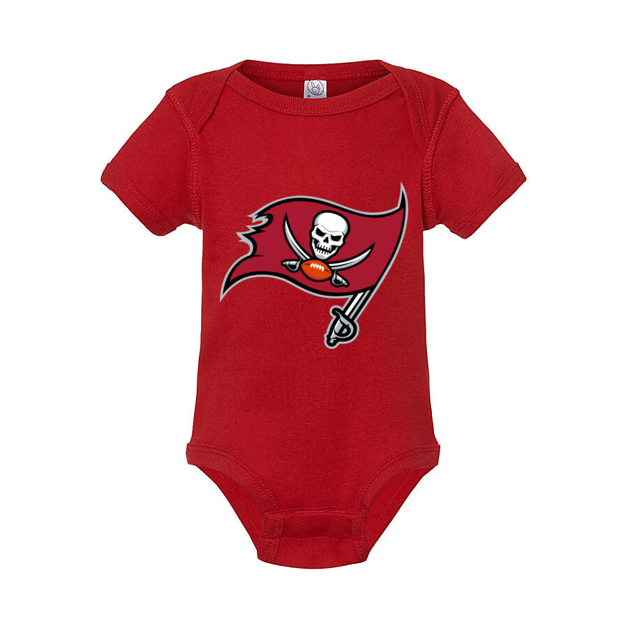 Tampa Bay Buccaneers Baby Romper Onesie - Red