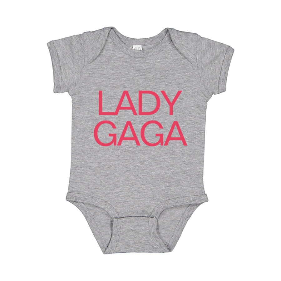 Lady Gaga Baby Romper Onesie - Gray