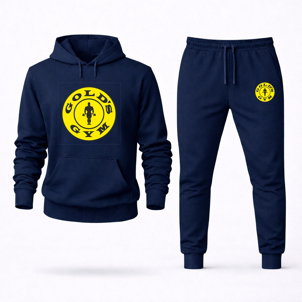 Gold's Gym Hoodie and Joggers Set - Navy