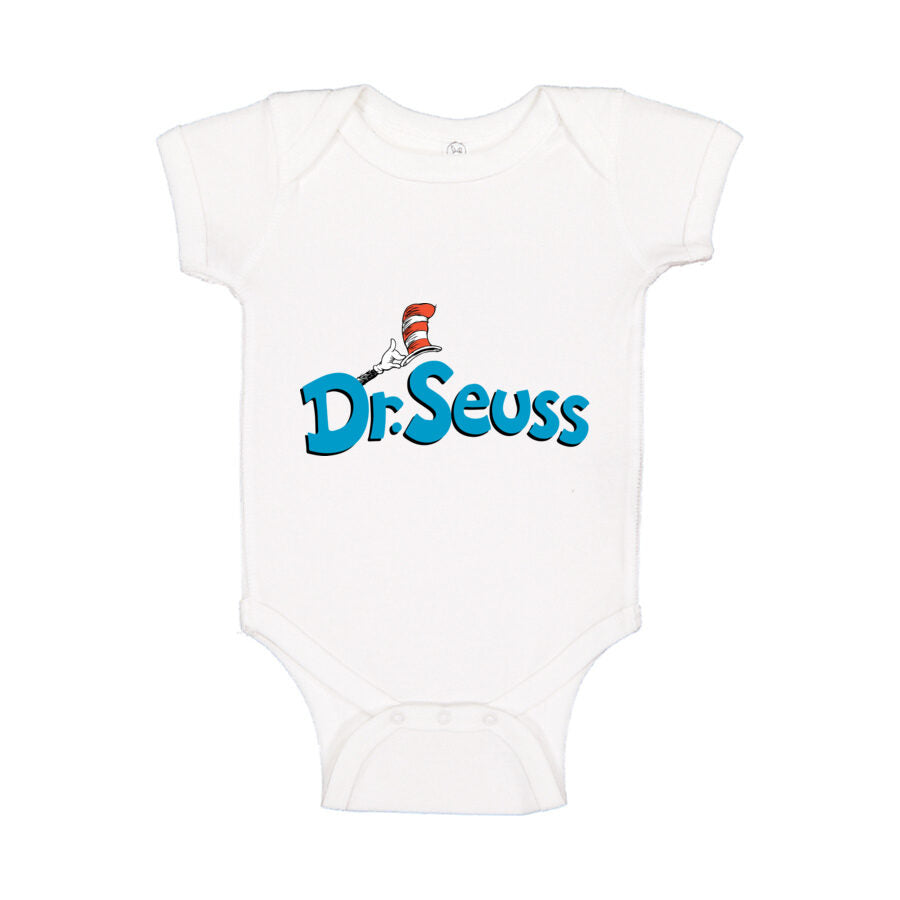 Dr. Seuss Baby Romper Onesie - White
