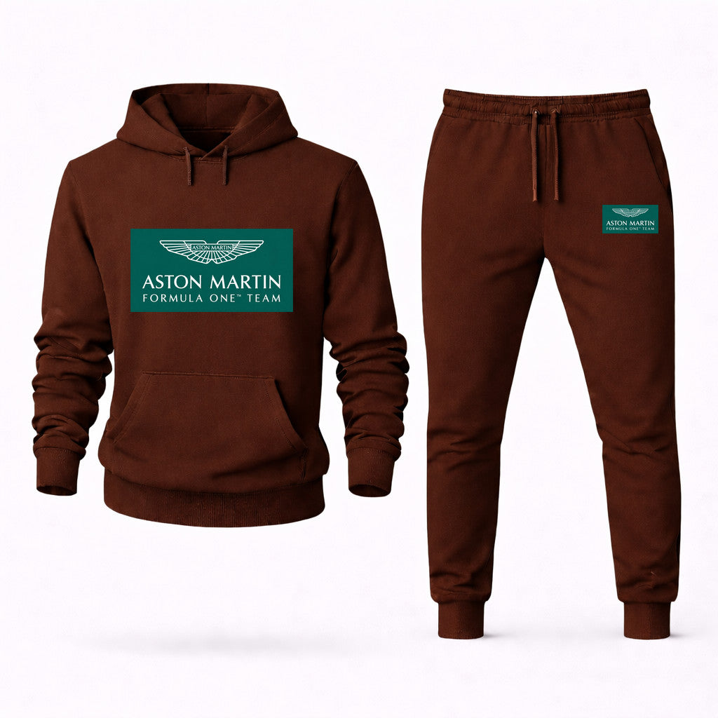 Aston Martin Formula One Team Hoodie and Joggers Set - Brown