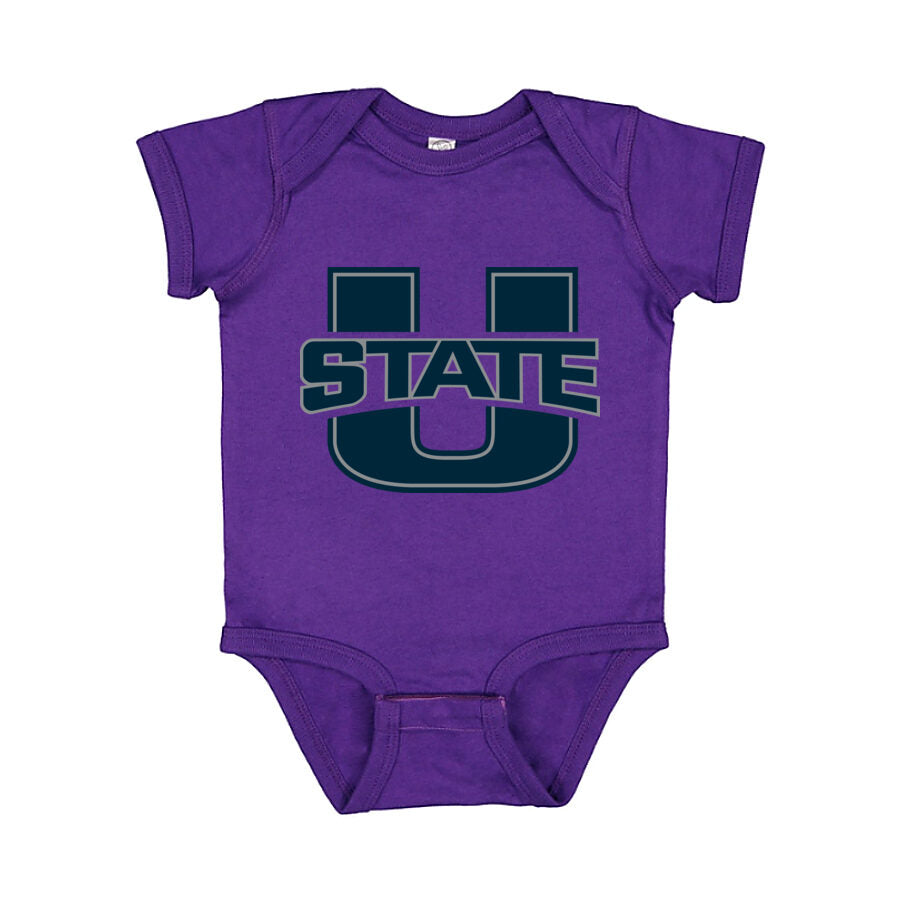 Utah State Aggies Baby Romper Onesie - Purple