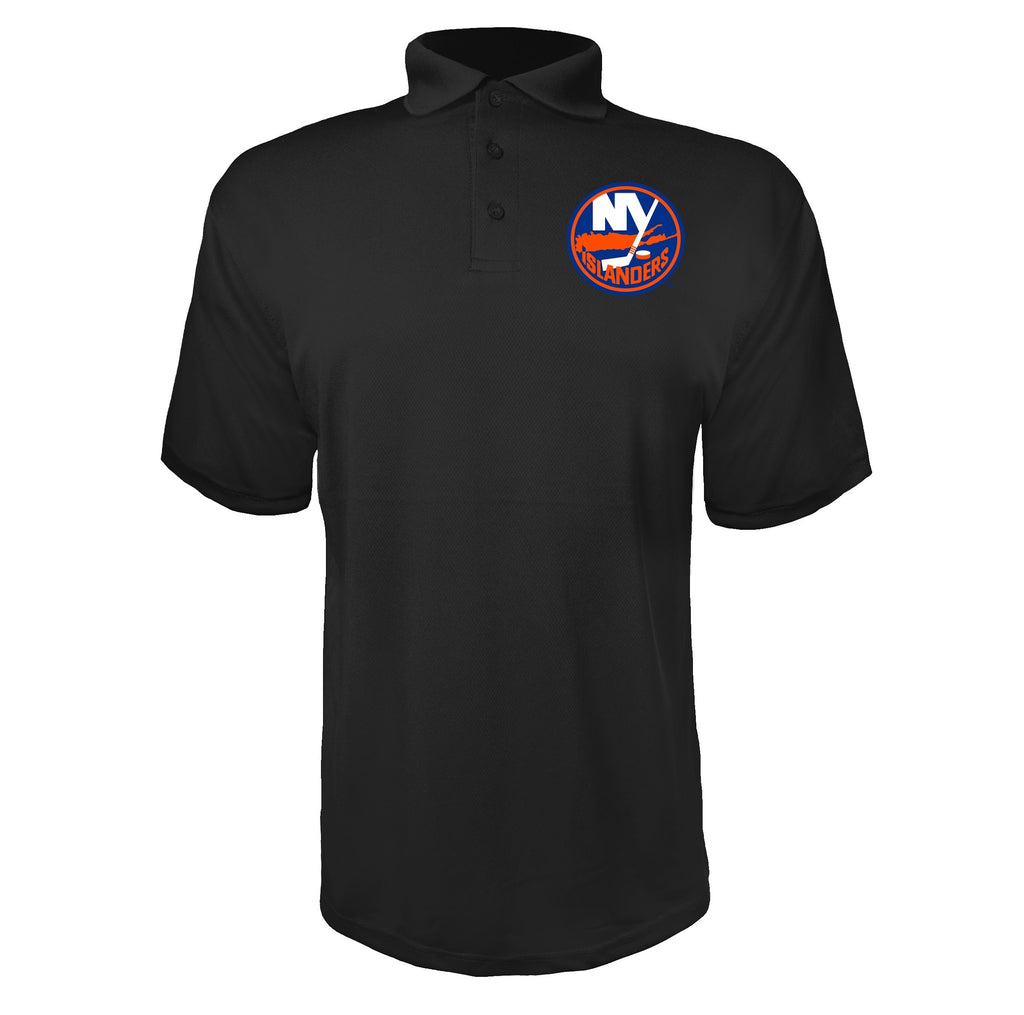 New York Islanders Black polyester polo