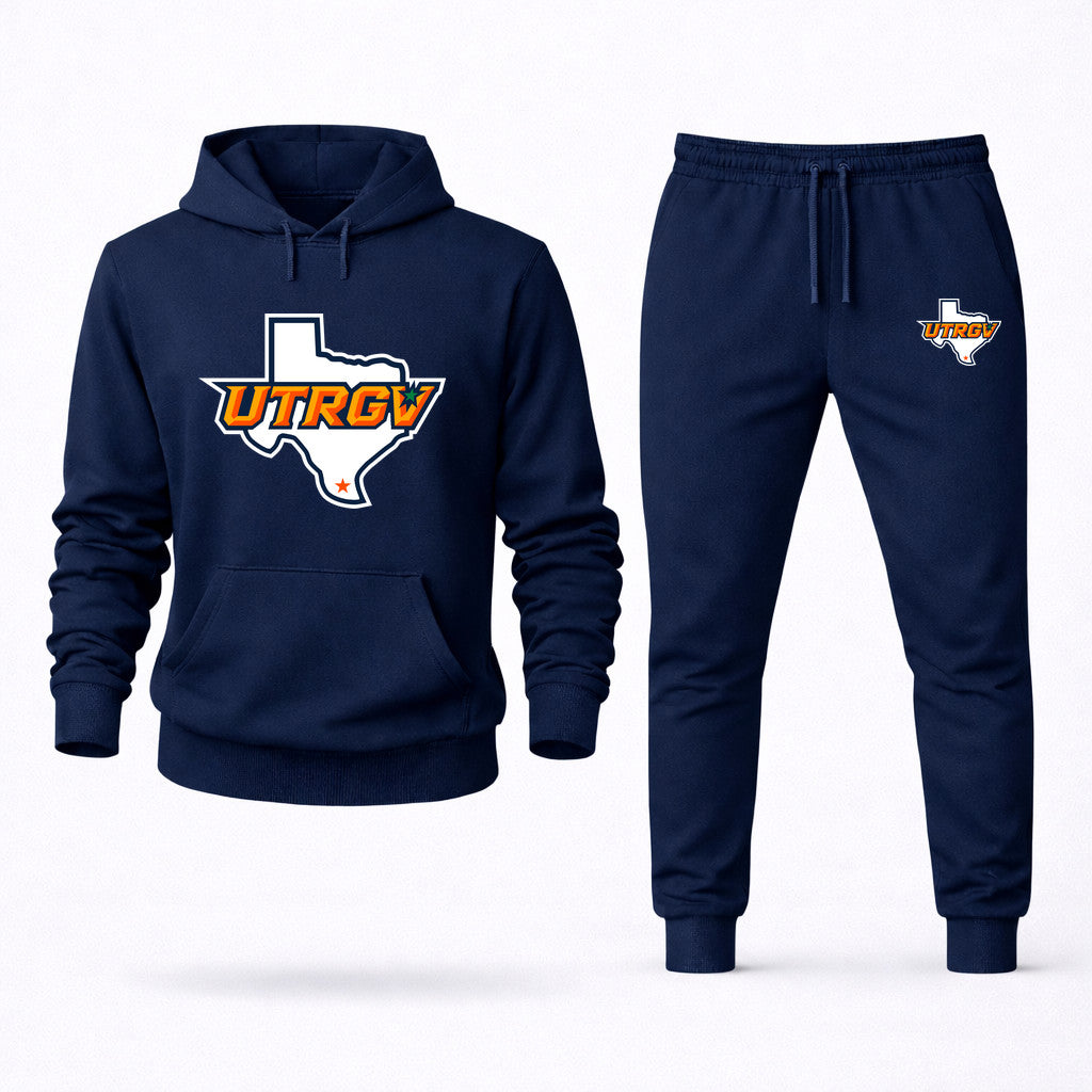UTRGV Vaqueros Hoodie and Joggers Set - Navy
