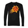 Men's Phoenix Suns Polyester Long Sleeve T-Shirt - Black
