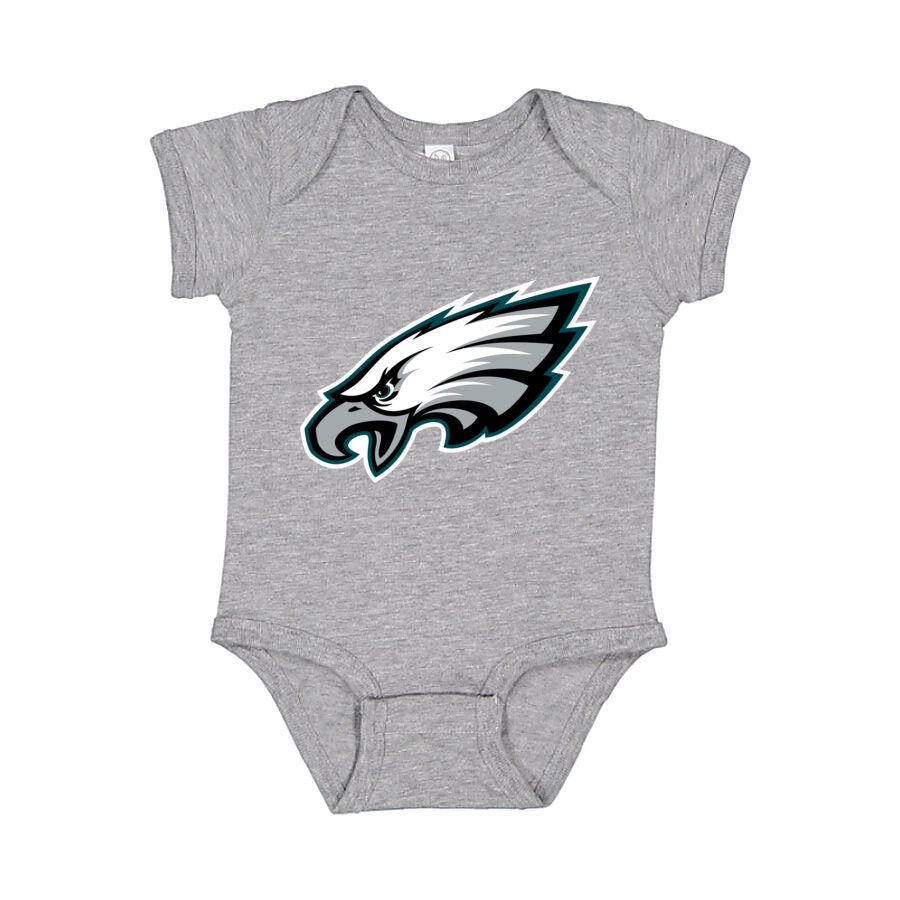 Philadelphia Eagles Baby Romper Onesie - Gray