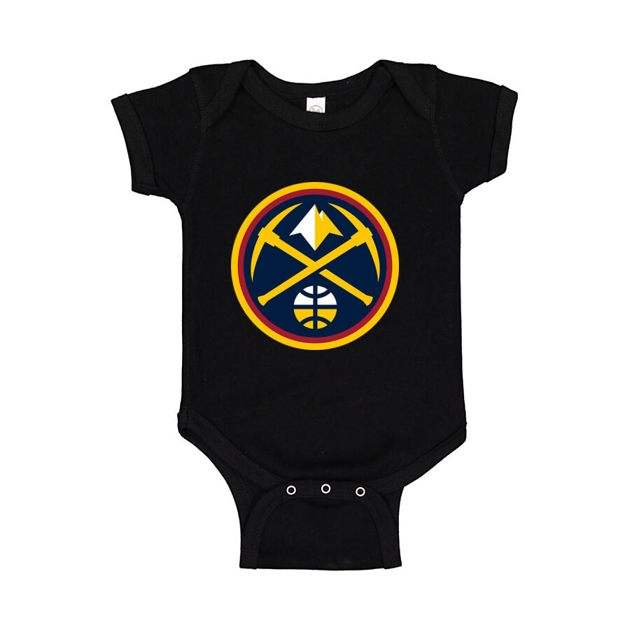 Denver Nuggets Baby Romper Onesie - Black