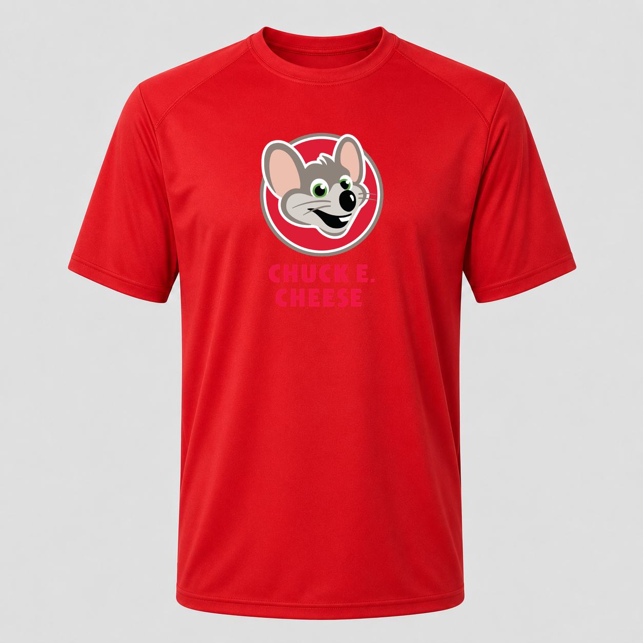 Men's Chuck E. Cheese's Performance T-Shirt - Red
