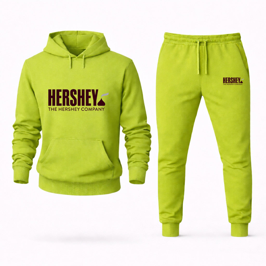Hershey Hoodie and Joggers Set - Lime Green