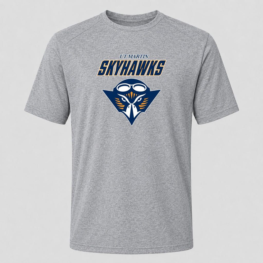 Men's Tennessee Martin Skyhawks Design 2 Performance T-Shirt - Gray