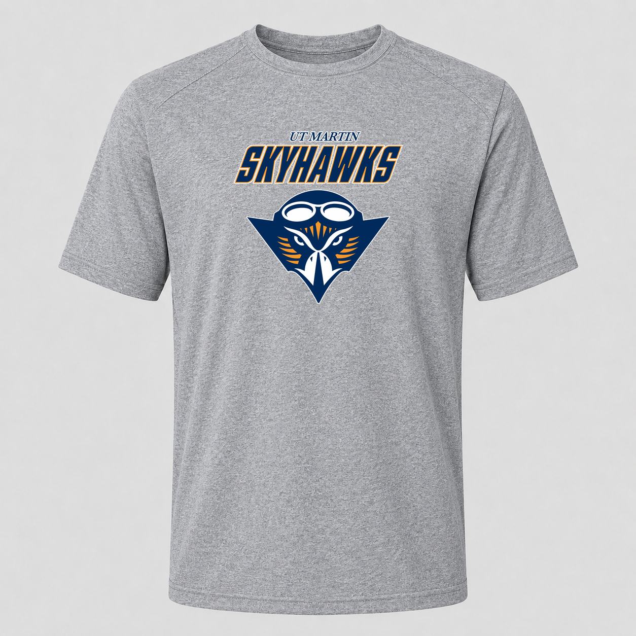 Men's Tennessee Martin Skyhawks Design 2 Performance T-Shirt - Gray