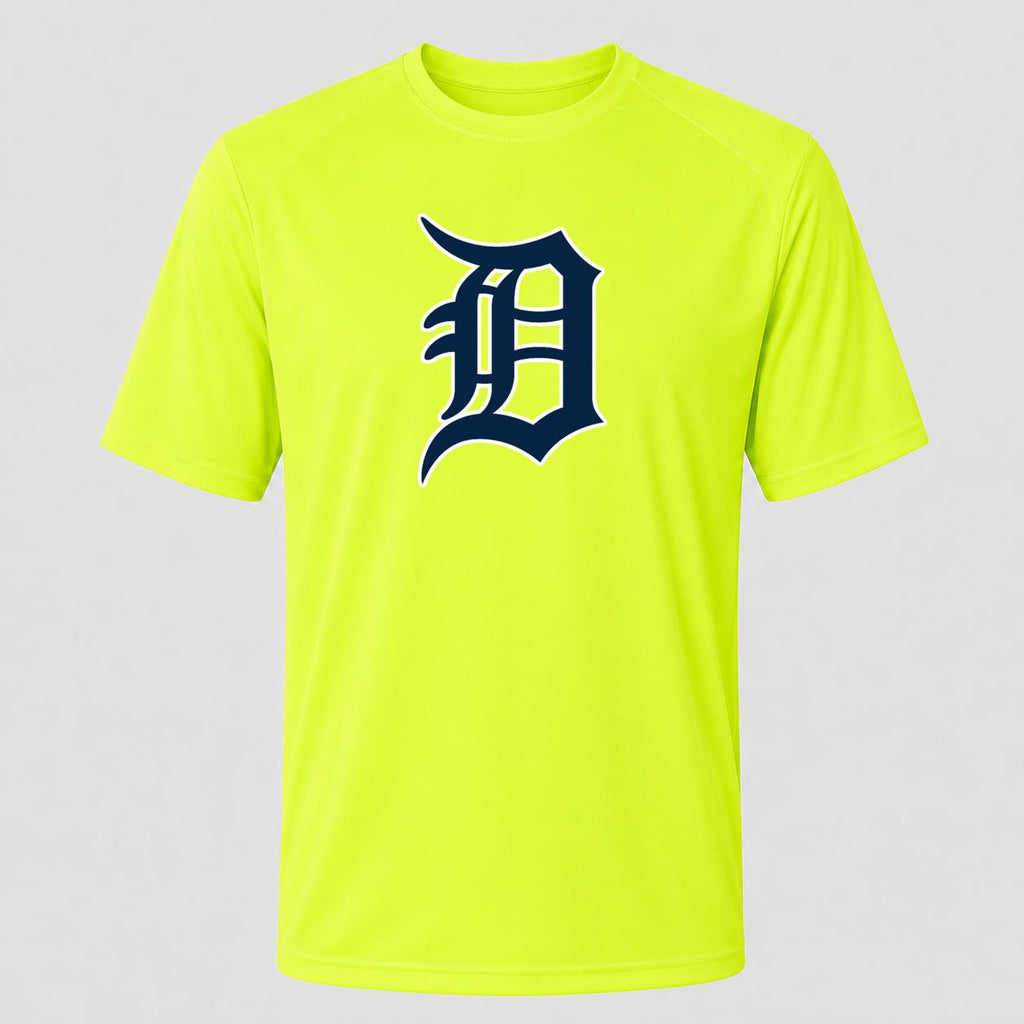 Men's Detroit Tigers Performance T-Shirt - Safety Green