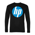 Men's HP Polyester Long Sleeve T-Shirt - Black