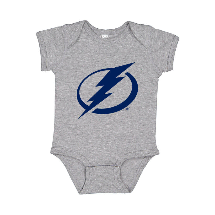 Tampa Bay Lightning Baby Romper Onesie - Gray
