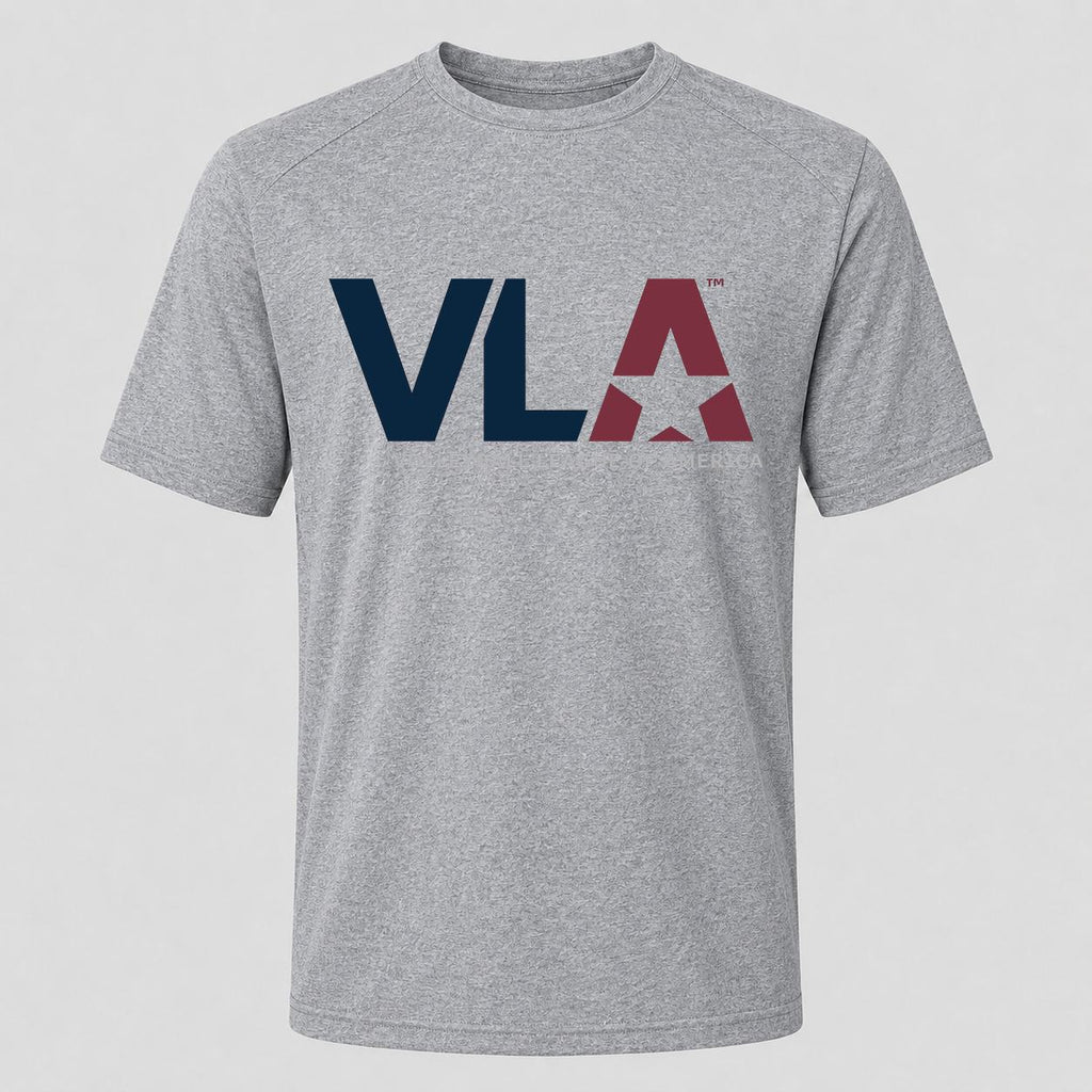 Men's American Volleyball League Performance T-Shirt - Gray
