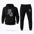 Chicago White Sox Hoodie and Joggers Set - Black