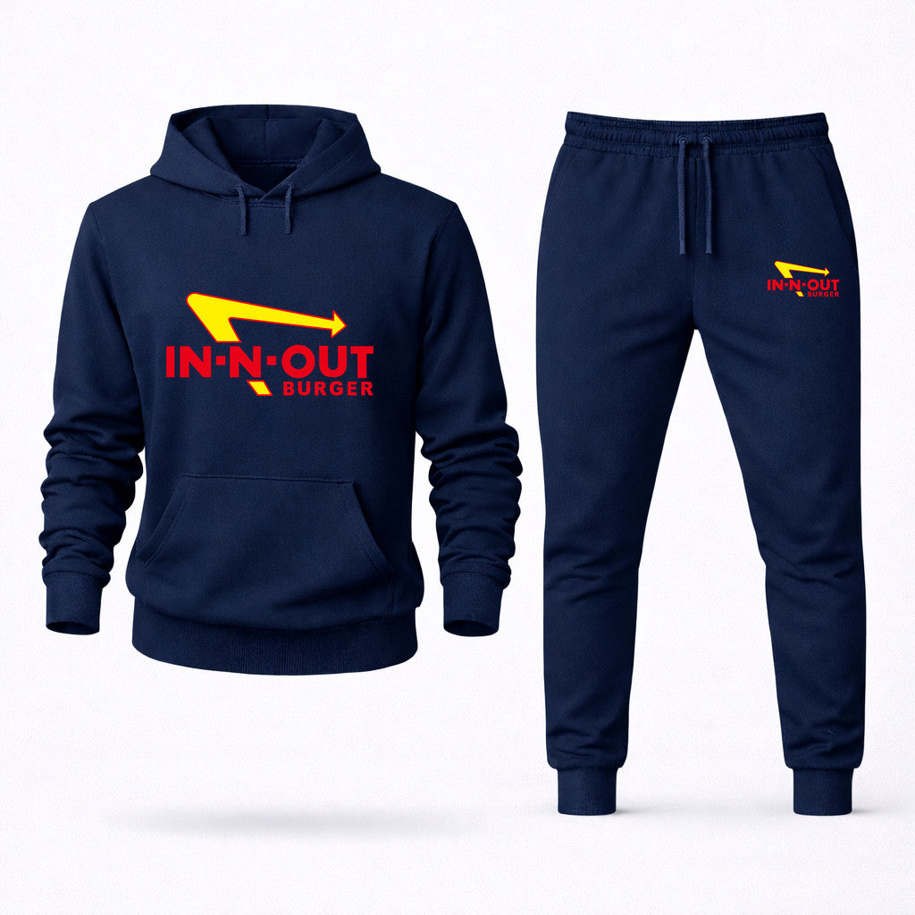 In-N-Out Burger Hoodie and Joggers Set - Navy