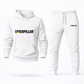 Caterpillar Black Hoodie and Joggers Set - White