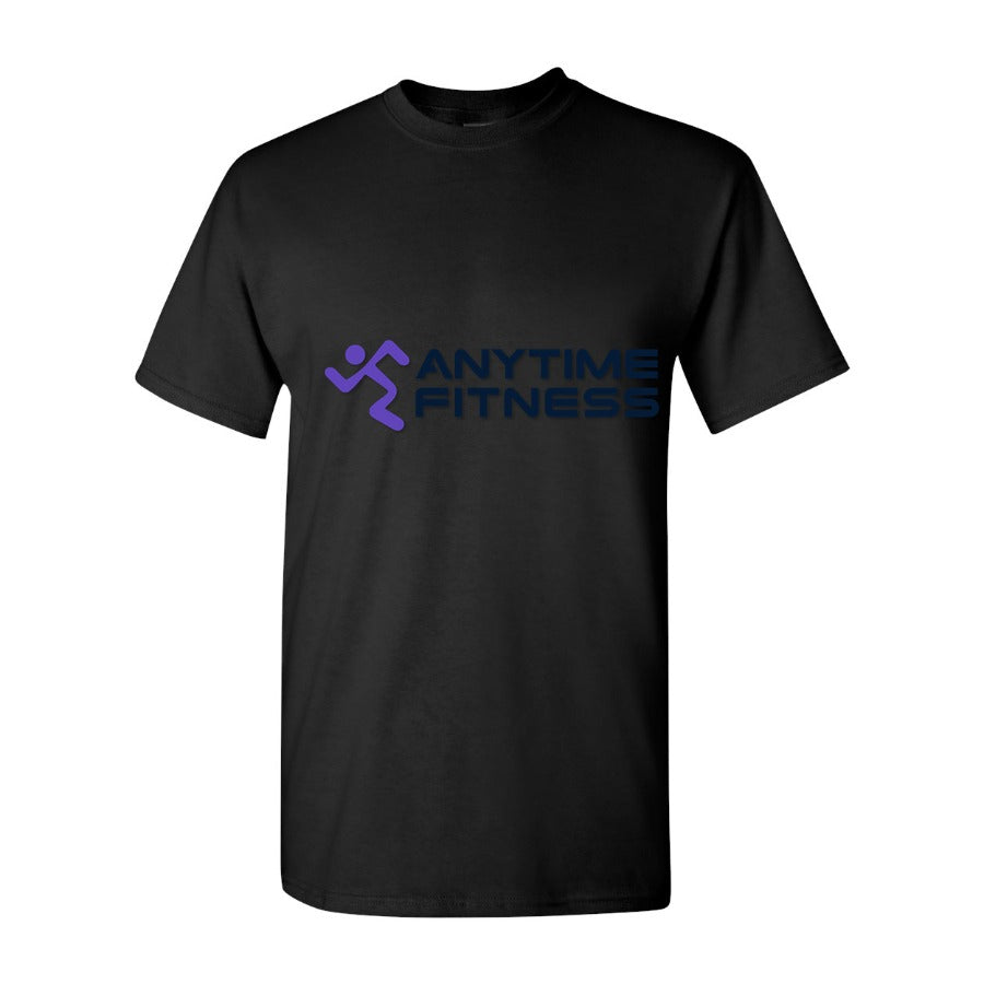 Men's Anytime Fitness logo Cotton T-Shirt - Black