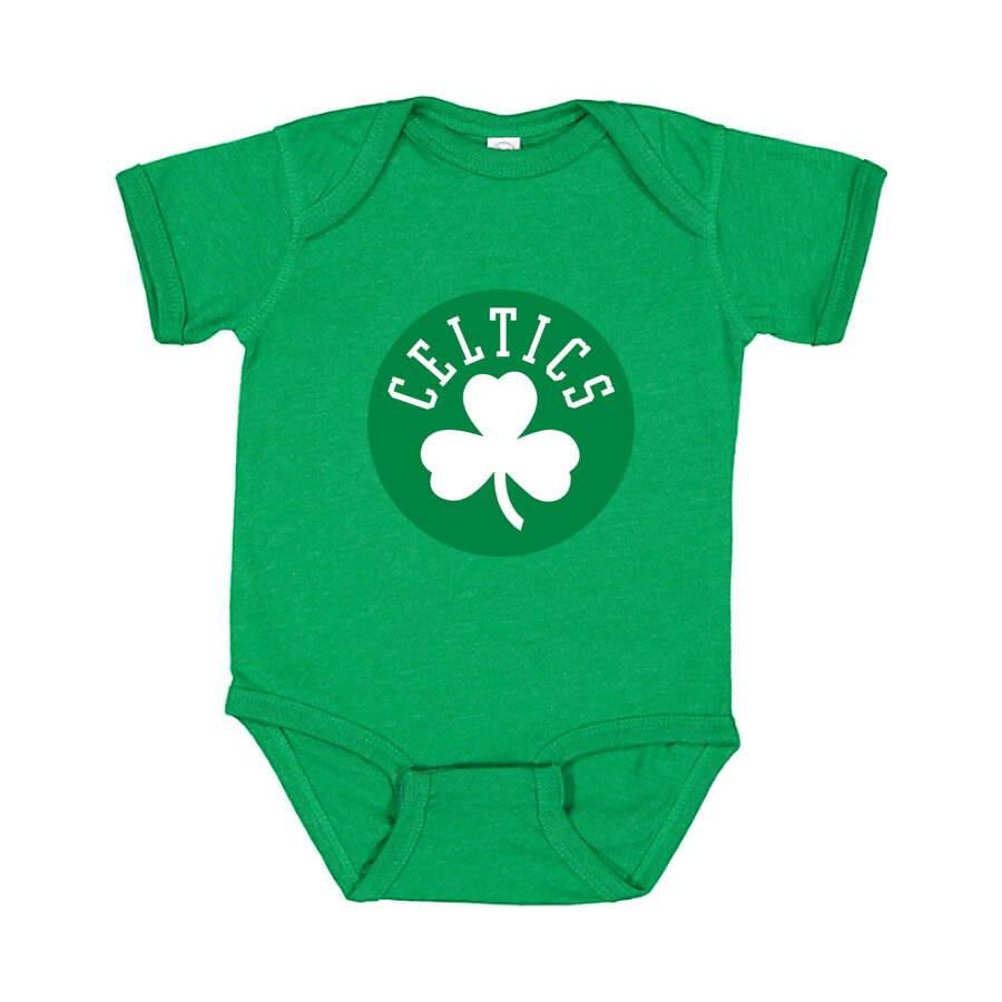 Boston Celtics Baby Romper Onesie - Green