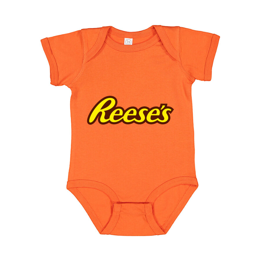 Reese's Baby Romper Onesie - Orange