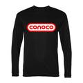 Men's Conoco Polyester Long Sleeve T-Shirt - Black