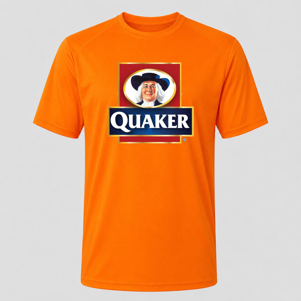 Men's Quaker Performance T-Shirt - Orange