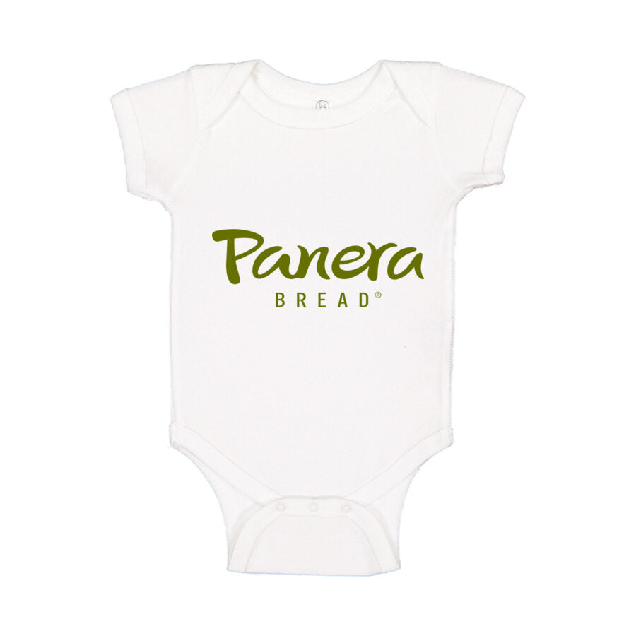 Panera Bread Baby Romper Onesie - White