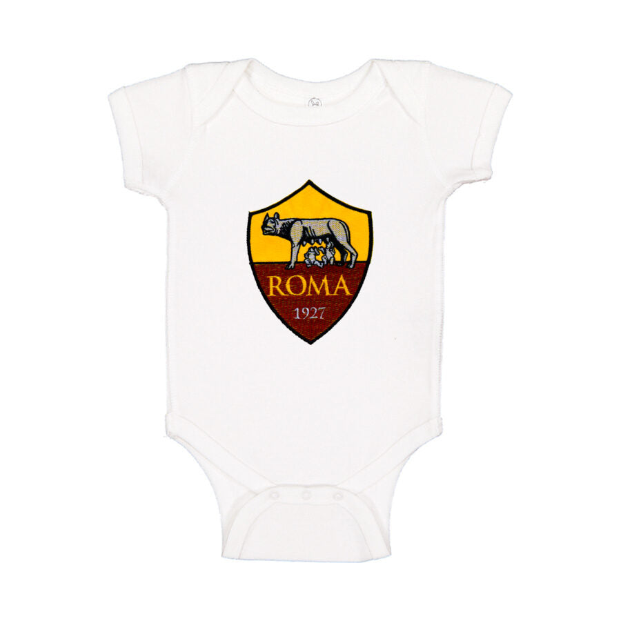 AS Roma FC Baby Romper Onesie - White