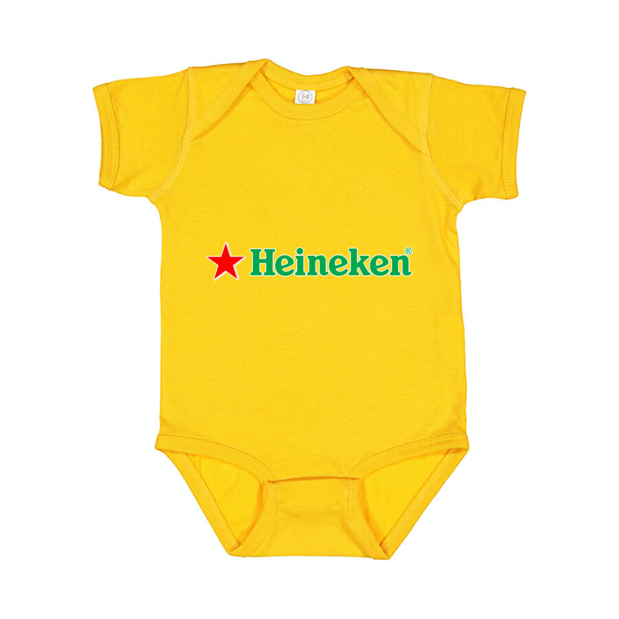 Heineken Baby Romper Onesie - Yellow