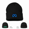 Meta Beanie Hat - Black