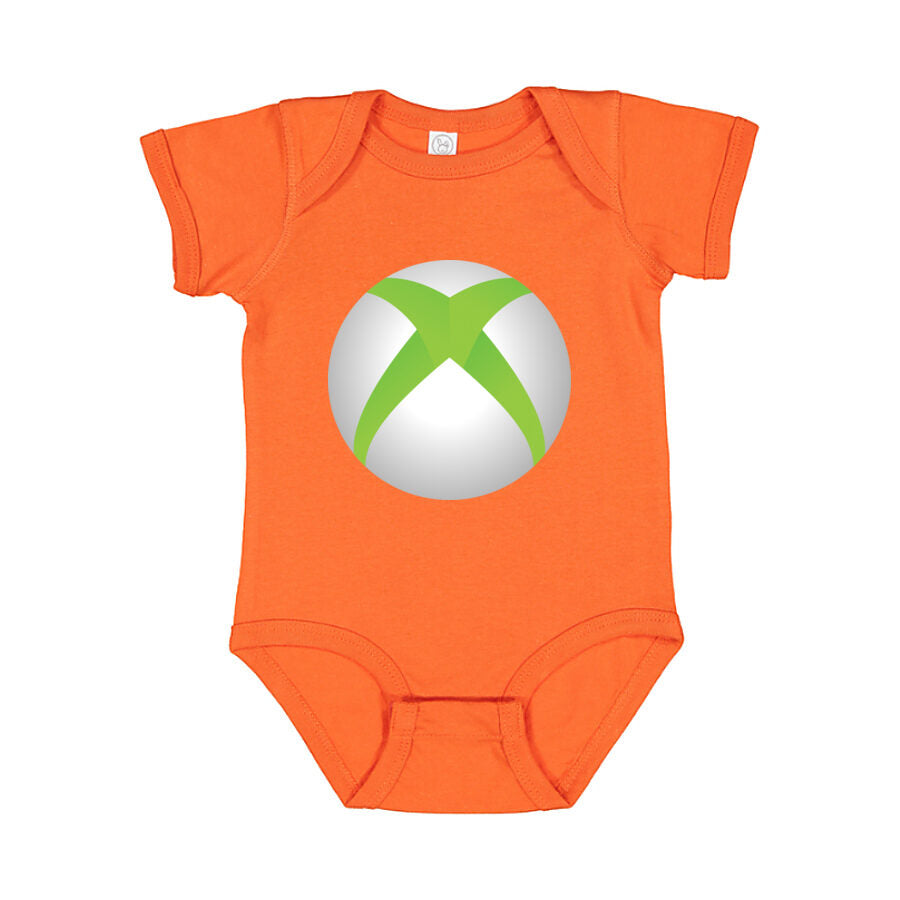 Xbox Gaming Baby Romper Onesie - Orange