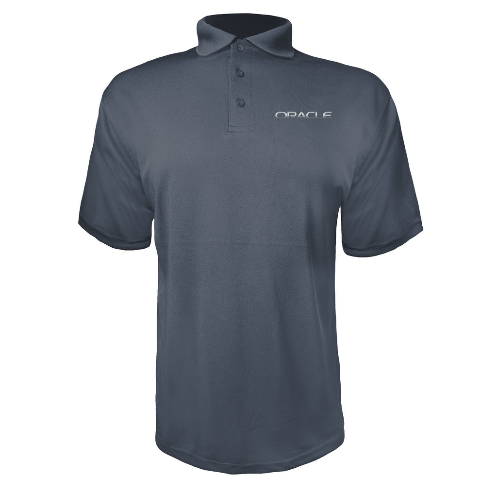 Oracle Charcoal polyester polo