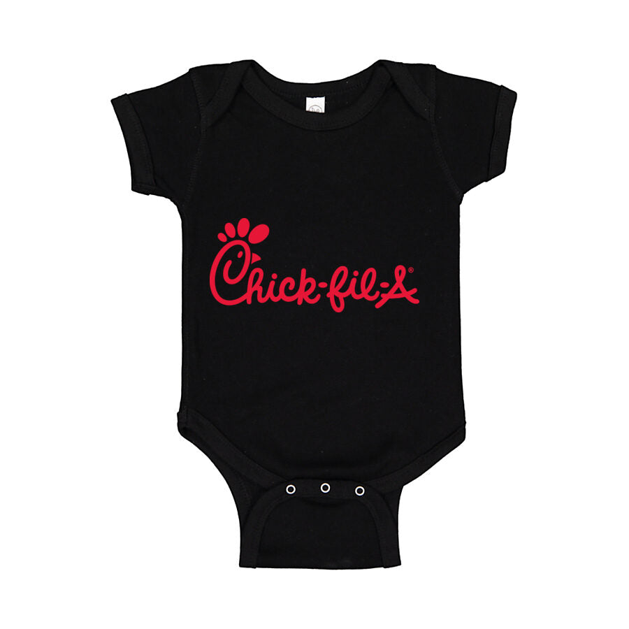 Chick-fil-A Baby Romper Onesie - Black