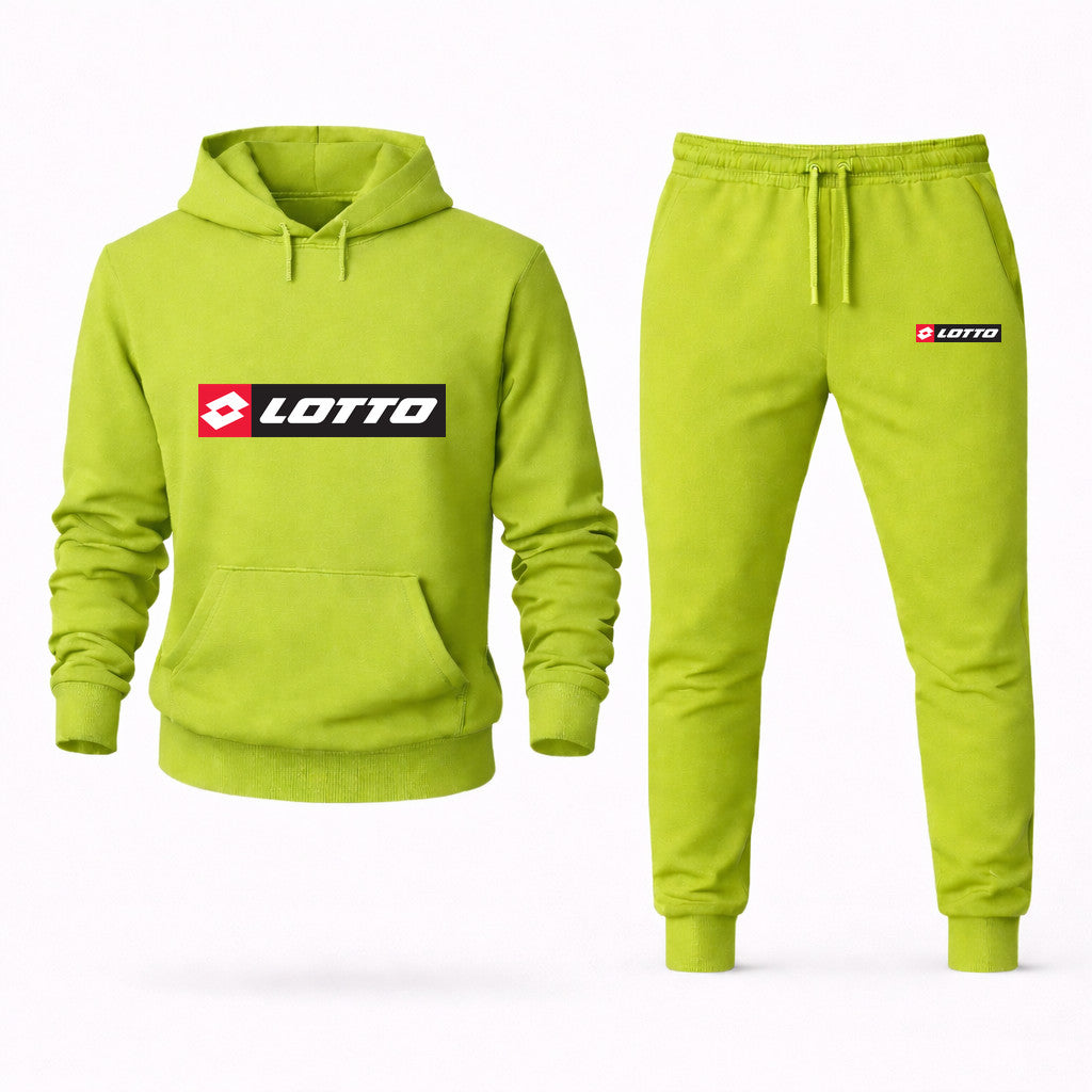Lotto Hoodie and Joggers Set - Lime Green