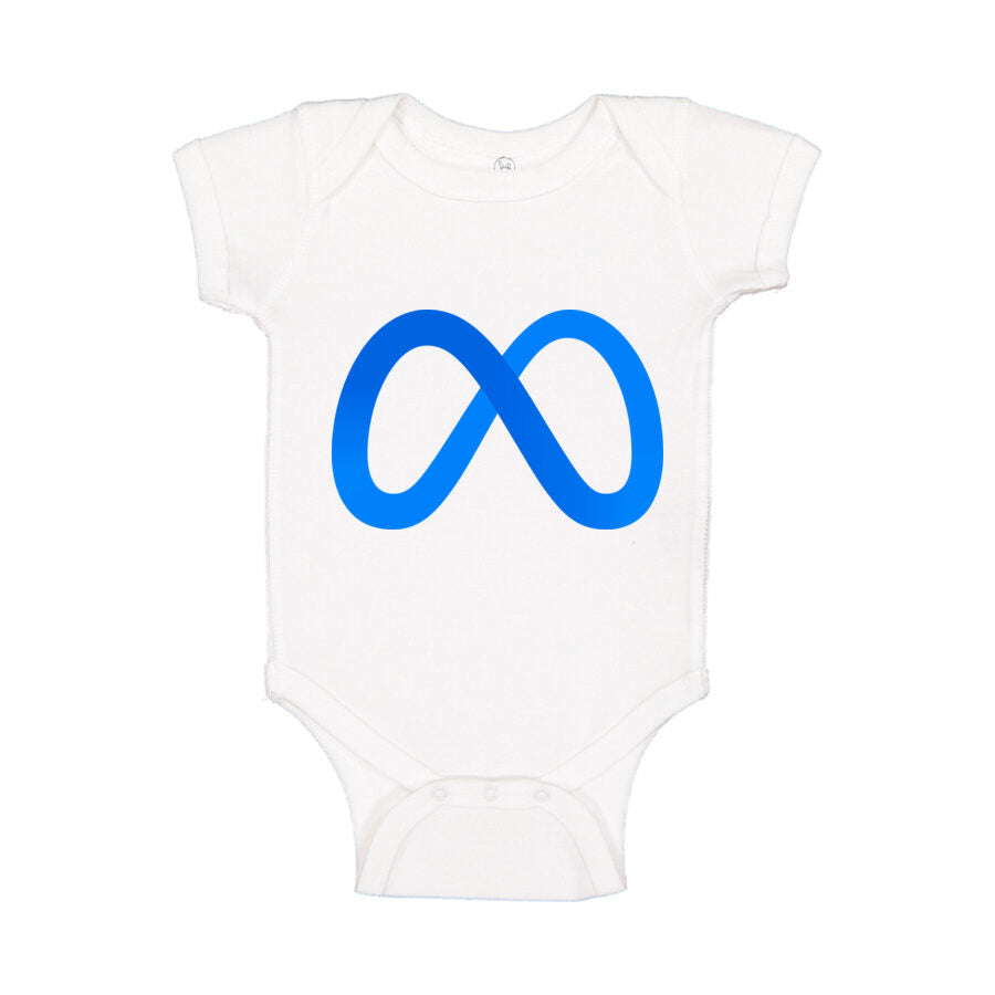 Meta Baby Romper Onesie - White