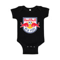 New York Red Bulls Baby Romper Onesie - Black