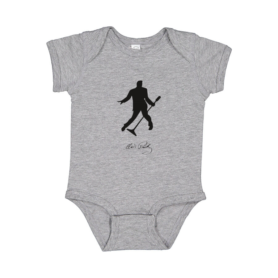 Elvis Presley Baby Romper Onesie - Gray