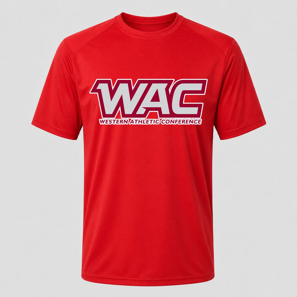 Men's Western Athletic Conference Design 2 Performance T-Shirt - Red