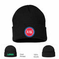 Detroit Pistons Black Beanie Hat