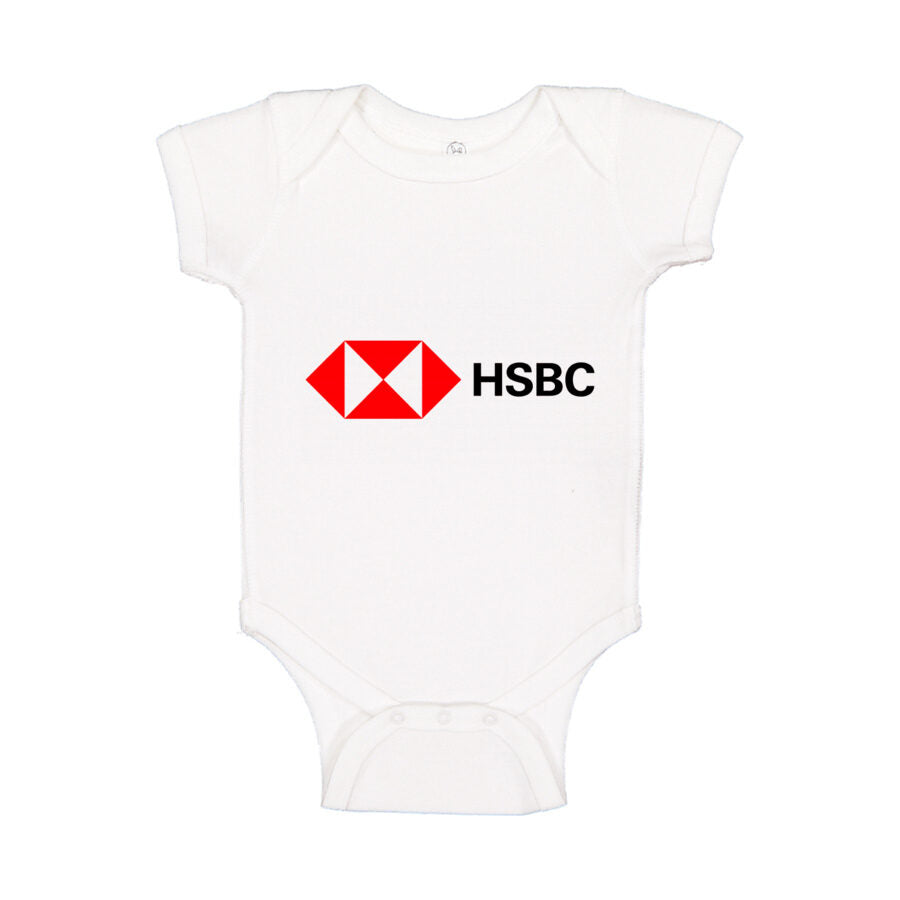 HSBC Baby Romper Onesie - White