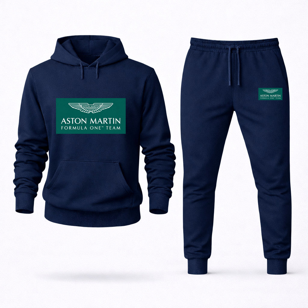 Aston Martin Formula One Team Hoodie and Joggers Set - Navy