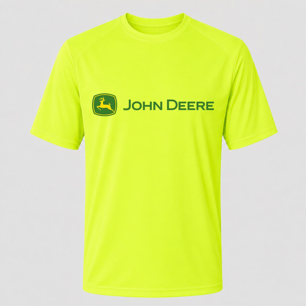 Men's John Deere Performance T-Shirt - Safety Green