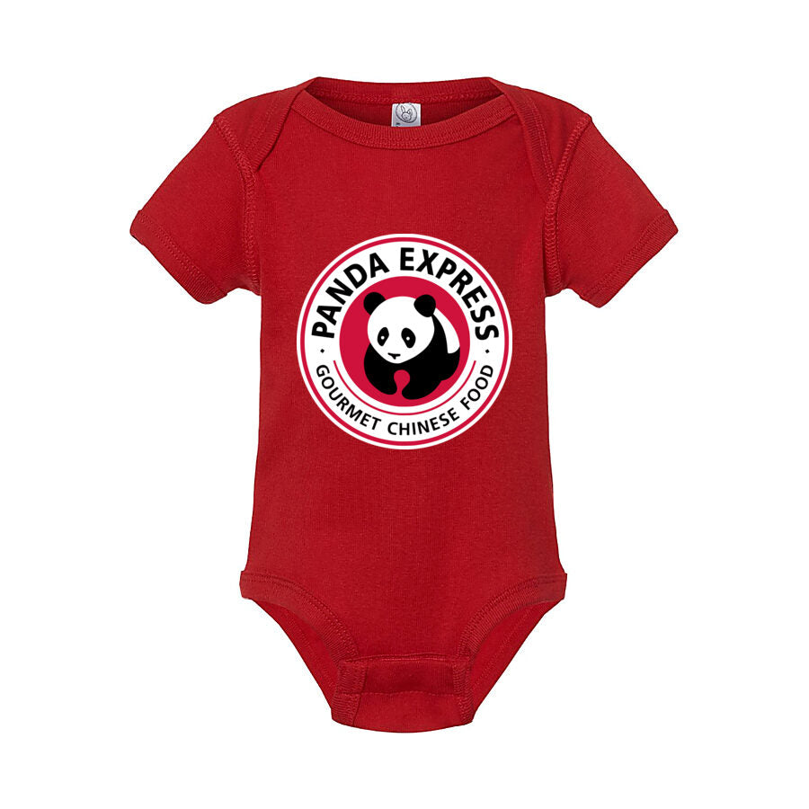 Panda Express Baby Romper Onesie - Red