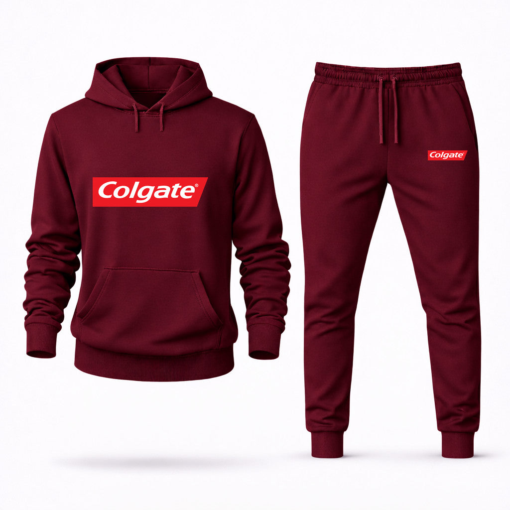 Colgate Hoodie and Joggers Set - Burgundy