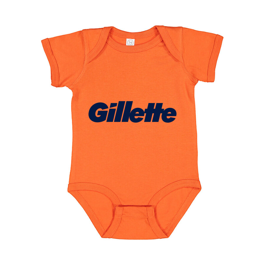 Gillette Baby Romper Onesie - Orange