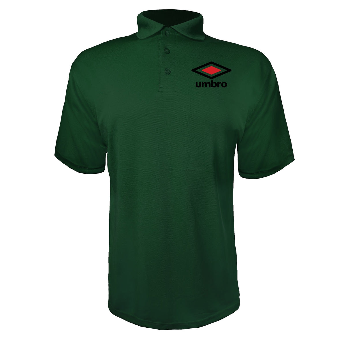 Umbro men's polyester polo in Green